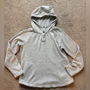 Women's Gray Hooded Sweater - Size M